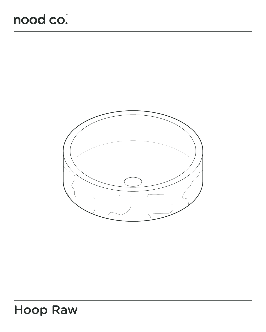 Hoop Raw Basin (Rowboat) thumbnail 2